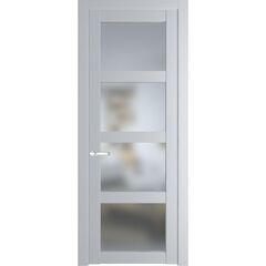 Межкомнатная дверь эмаль Profil Doors 1.4.2PD лайт грей остеклённая