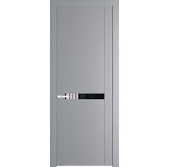 Межкомнатная дверь эмаль Profil Doors 1.4P смоки остеклённая