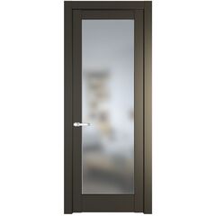 Межкомнатная дверь эмаль Profil Doors 1.1.2PM перламутр бронза остеклённая