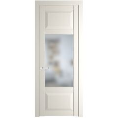 Межкомнатная дверь эмаль Profil Doors 1.3.3PD перламутр белый остеклённая