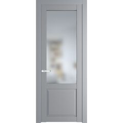 Межкомнатная дверь эмаль Profil Doors 2.2.2PD смоки остеклённая