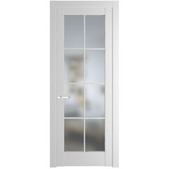 Межкомнатная дверь эмаль Profil Doors 4.1.2 (р.8) PD крем вайт остеклённая