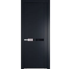 Межкомнатная дверь эмаль Profil Doors 1.4P нэви блу остеклённая
