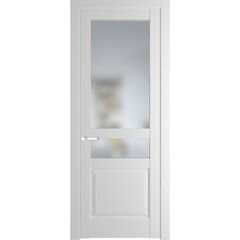 Межкомнатная дверь эмаль Profil Doors 4.5.4PD крем вайт остеклённая