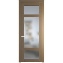 Межкомнатная дверь эмаль Profil Doors 2.3.2PD перламутр золото остеклённая