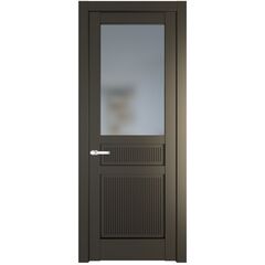 Межкомнатная дверь эмаль Profil Doors 2.3.2PM перламутр бронза остеклённая