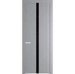 Межкомнатная дверь эмаль Profil Doors 1.8P смоки остеклённая