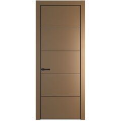 Межкомнатная дверь эмаль Profil Doors 15PA перламутр золото глухая