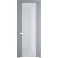 Межкомнатная дверь эмаль Profil Doors 1.13P смоки остеклённая