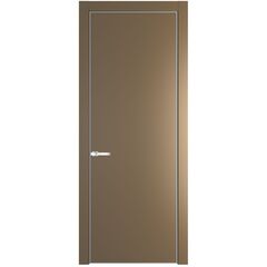 Межкомнатная дверь эмаль Profil Doors 1PE перламутр золото глухая