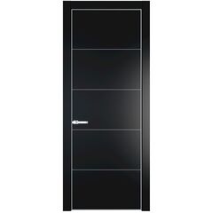 Межкомнатная дверь эмаль Profil Doors 15PA блэк глухая