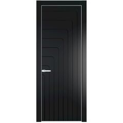Межкомнатная дверь эмаль Profil Doors 10PE блэк глухая