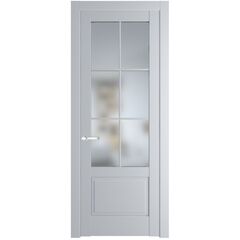 Межкомнатная дверь эмаль Profil Doors 3.2.2 (р.6) PD лайт грей остеклённая