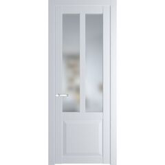 Межкомнатная дверь эмаль Profil Doors 1.8.2PD вайт остеклённая