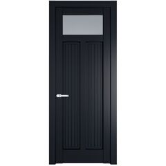 Межкомнатная дверь эмаль Profil Doors 3.4.2PM нэви блу остеклённая