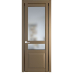 Межкомнатная дверь эмаль Profil Doors 1.5.4PD перламутр золото остеклённая