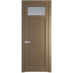 Межкомнатная дверь эмаль Profil Doors 3.3.2PM перламутр золото остеклённая