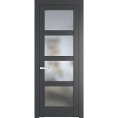 Межкомнатная дверь эмаль Profil Doors 4.4.2PD графит остеклённая