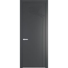 Межкомнатная дверь эмаль Profil Doors 25PW графит глухая