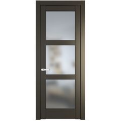Межкомнатная дверь эмаль Profil Doors 4.6.2PD перламутр бронза остеклённая