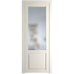 Межкомнатная дверь эмаль Profil Doors 2.2.2PD перламутр белый остеклённая