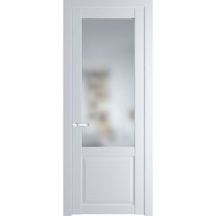 Межкомнатная дверь эмаль Profil Doors 2.2.2PD вайт остеклённая