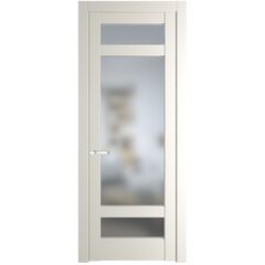 Межкомнатная дверь эмаль Profil Doors 4.3.2PD перламутр белый остеклённая