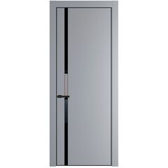 Межкомнатная дверь эмаль Profil Doors 21PA смоки со вставкой
