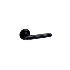Дверная ручка Comit Profil Doors Exa Tube на розетке RO86 чёрная матовая