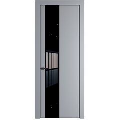 Межкомнатная дверь эмаль Profil Doors 19PA смоки со вставкой
