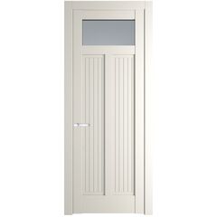 Межкомнатная дверь эмаль Profil Doors 3.4.2PM перламутр белый остеклённая
