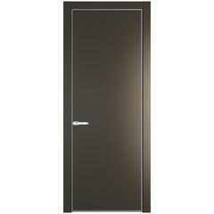 Межкомнатная дверь эмаль Profil Doors 1PE перламутр бронза глухая