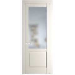 Межкомнатная дверь эмаль Profil Doors 4.2.2PD перламутр белый остеклённая