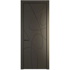 Межкомнатная дверь эмаль Profil Doors 6PA перламутр бронза глухая