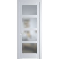 Межкомнатная дверь эмаль Profil Doors 3.4.2PD вайт остеклённая