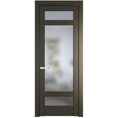 Межкомнатная дверь эмаль Profil Doors 4.3.2PD перламутр бронза остеклённая