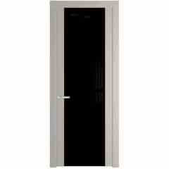 Межкомнатная дверь эмаль Profil Doors 1.7P сэнд остеклённая