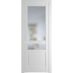 Межкомнатная дверь эмаль Profil Doors 3.5.4PD крем вайт остеклённая