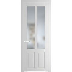 Межкомнатная дверь эмаль Profil Doors 2.8.2PD крем вайт остеклённая