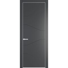 Межкомнатная дверь эмаль Profil Doors 2PE графит глухая