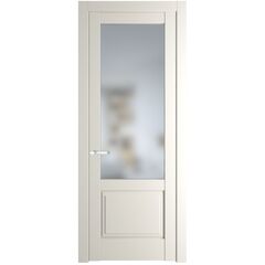 Межкомнатная дверь эмаль Profil Doors 3.2.2PD перламутр белый остеклённая