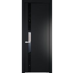 Межкомнатная дверь эмаль Profil Doors 1.2P блэк остеклённая