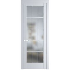 Межкомнатная дверь эмаль Profil Doors 4.1.2 (р.15) PD вайт остеклённая