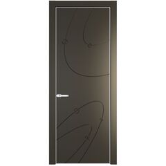 Межкомнатная дверь эмаль Profil Doors 5PE перламутр бронза глухая