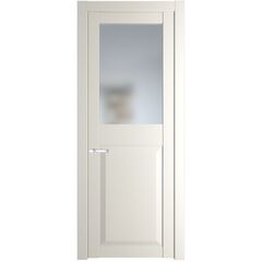 Межкомнатная дверь эмаль Profil Doors 1.6.2PD перламутр белый остеклённая
