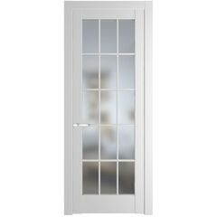 Межкомнатная дверь эмаль Profil Doors 4.1.2 (р.15) PD крем вайт остеклённая
