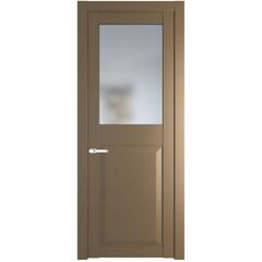 Межкомнатная дверь эмаль Profil Doors 1.6.2PD перламутр золото остеклённая
