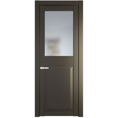 Межкомнатная дверь эмаль Profil Doors 1.6.2PD перламутр бронза остеклённая