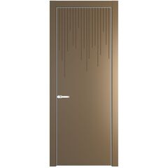 Межкомнатная дверь эмаль Profil Doors 8PE перламутр золото глухая