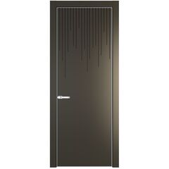 Межкомнатная дверь эмаль Profil Doors 8PE перламутр бронза глухая